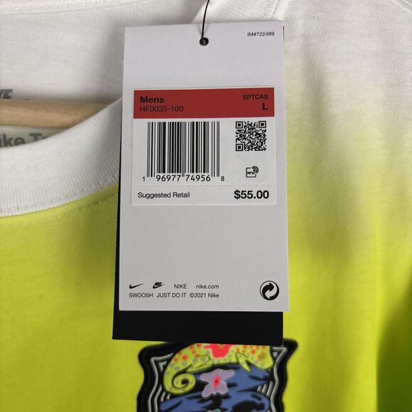 Nike SB Olympics LS Agnostic Federation Long Sleeve Tee HF0035-100 Sz Large NWT - Picture 6 of 8